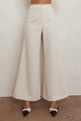 Consideration Wide Leg Pant Beige
